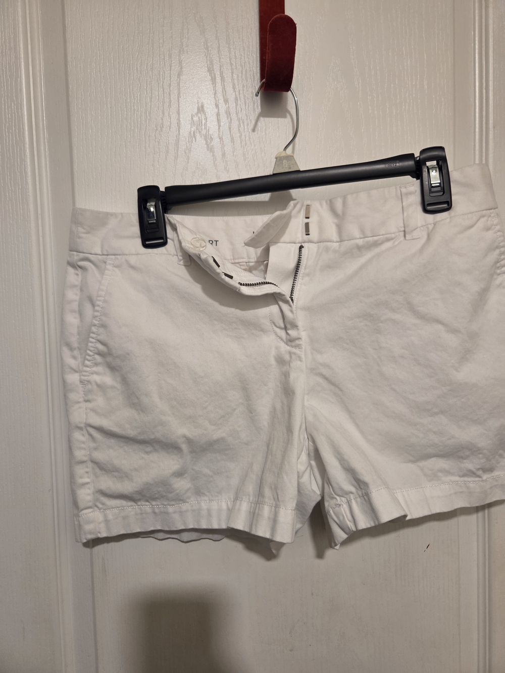 LOFT White Cotton Blend Women's Shorts